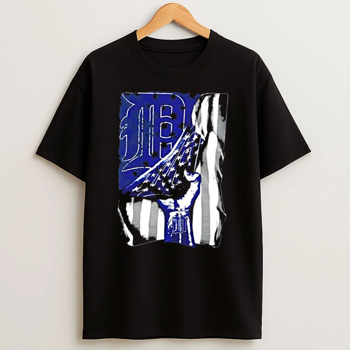 Revealing The Glory Detroit Tigers X Usa Flag T Shirt