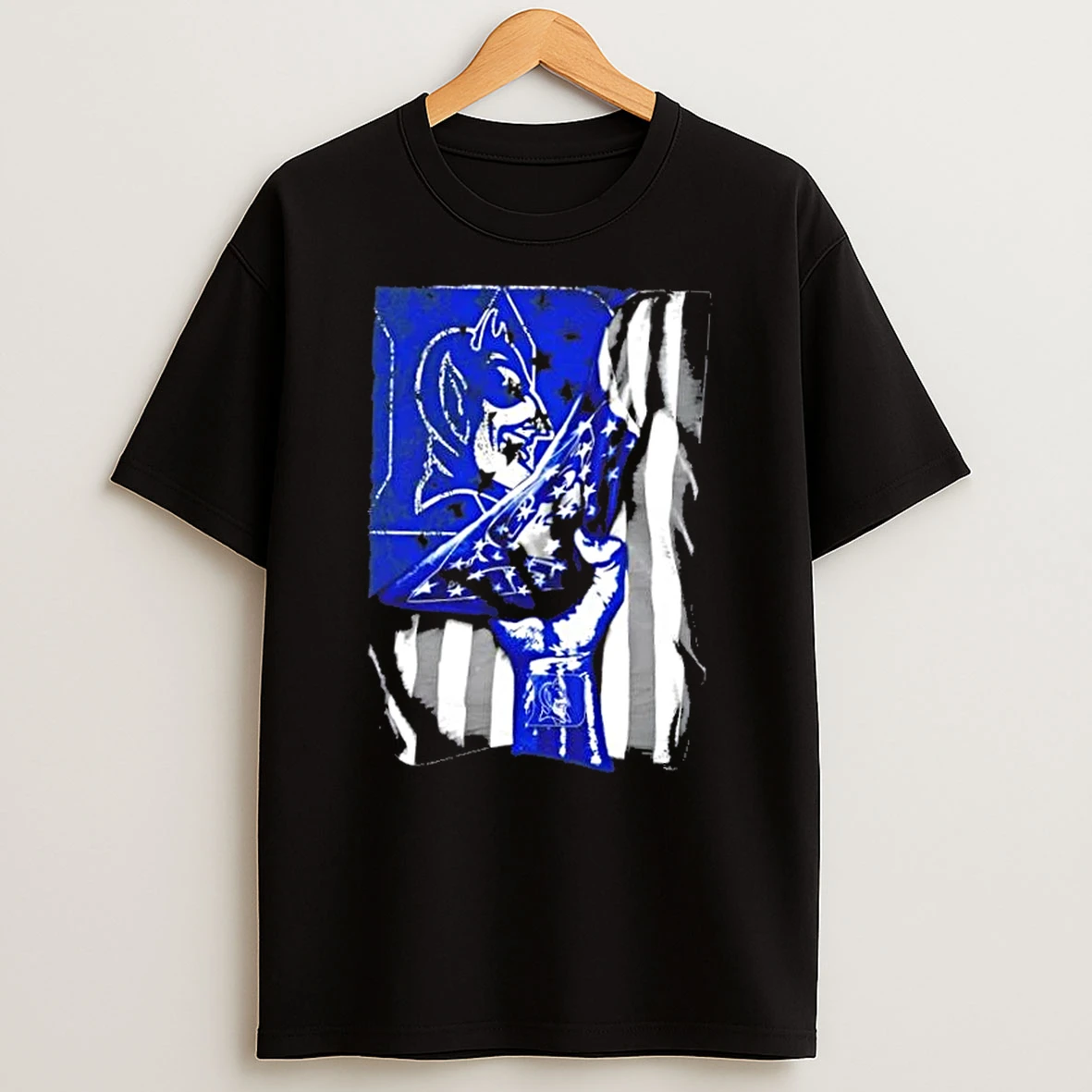 Revealing The Glory Duke Blue Devils X Usa Flag T Shirt