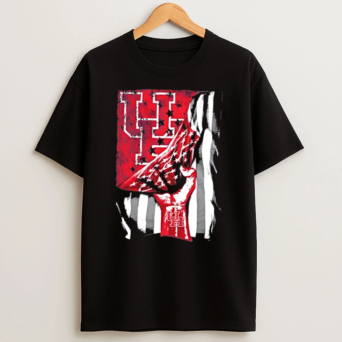 Revealing The Glory Houston Cougars X Usa Flag T Shirt