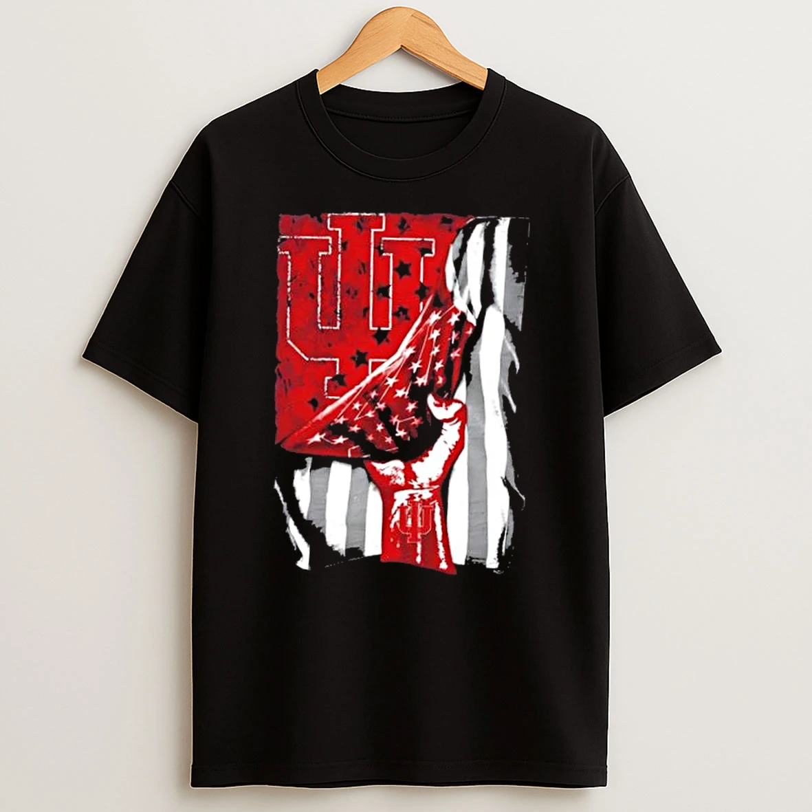 Revealing The Glory Indiana Hoosiers X Usa Flag T Shirt