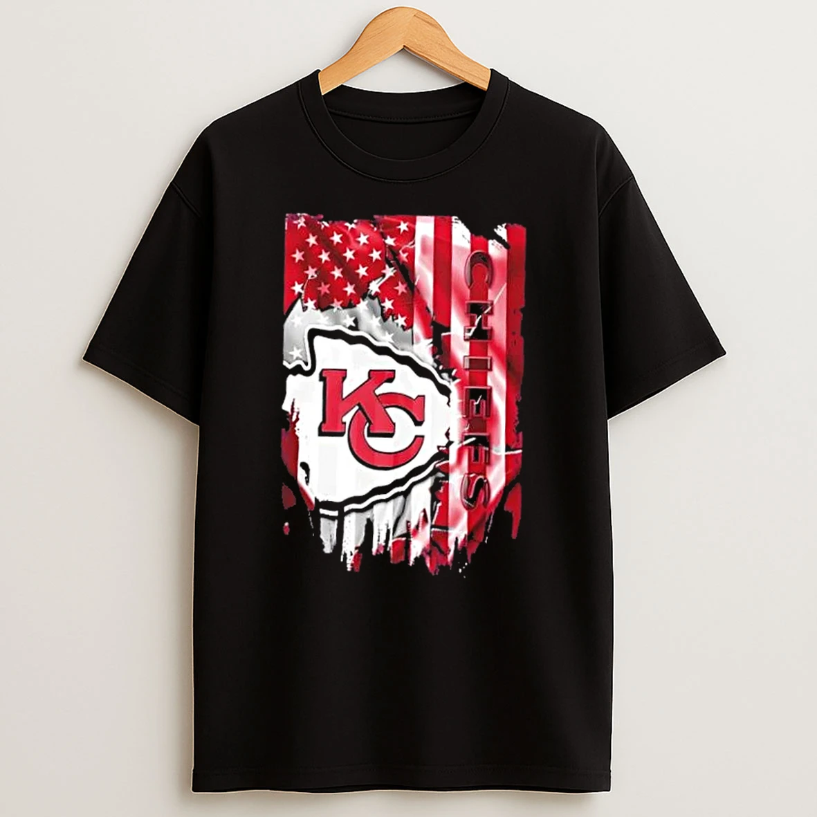 Revealing The Glory Kansas City Chiefs X Usa Flag T Shirt
