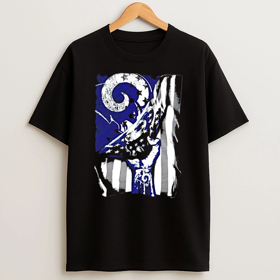 Revealing The Glory Los Angeles Rams X Usa Flag T Shirt