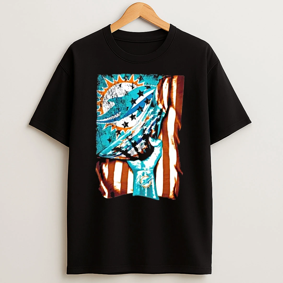 Revealing The Glory Miami Dolphins X Usa Flag T Shirt