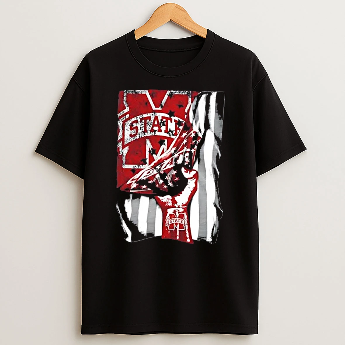 Revealing The Glory Mississippi State Bulldogs X Usa Flag T Shirt