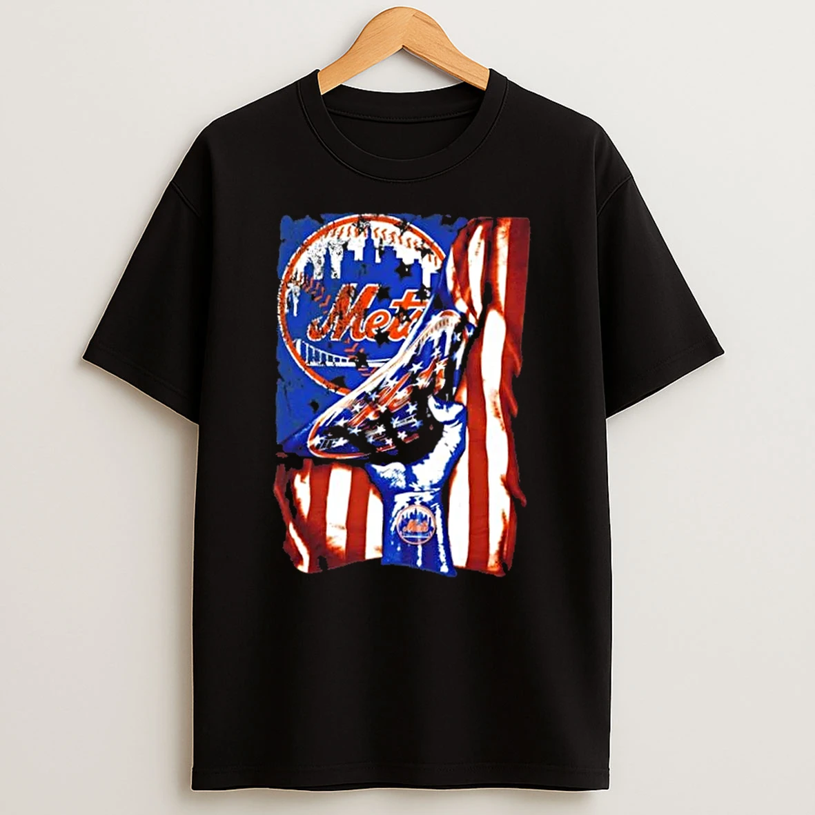 Revealing The Glory New York Mets X Usa Flag T Shirt