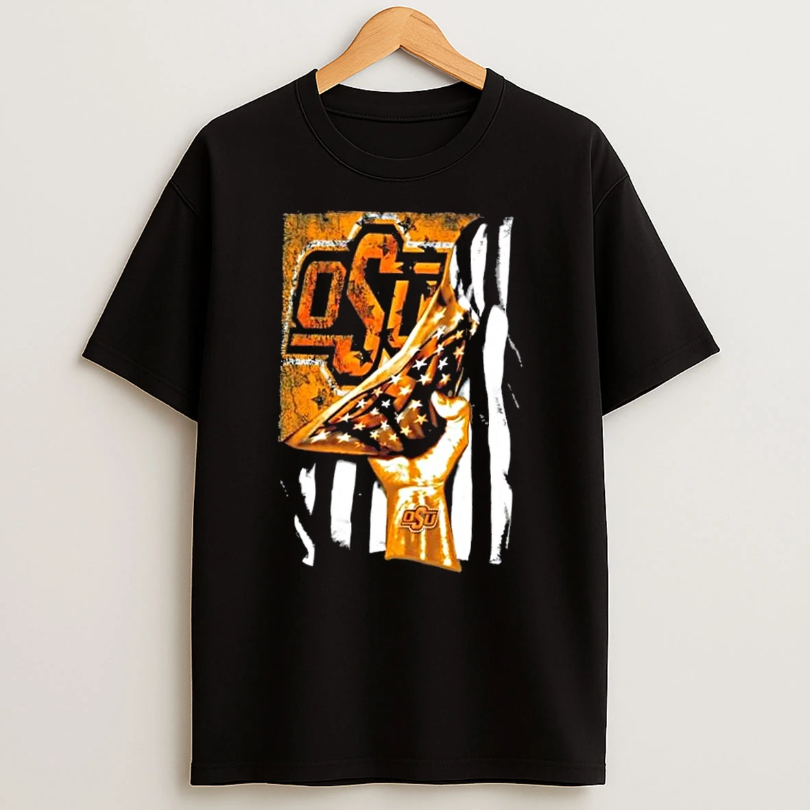 Revealing The Glory Oklahoma State Cowboys X Usa Flag T Shirt