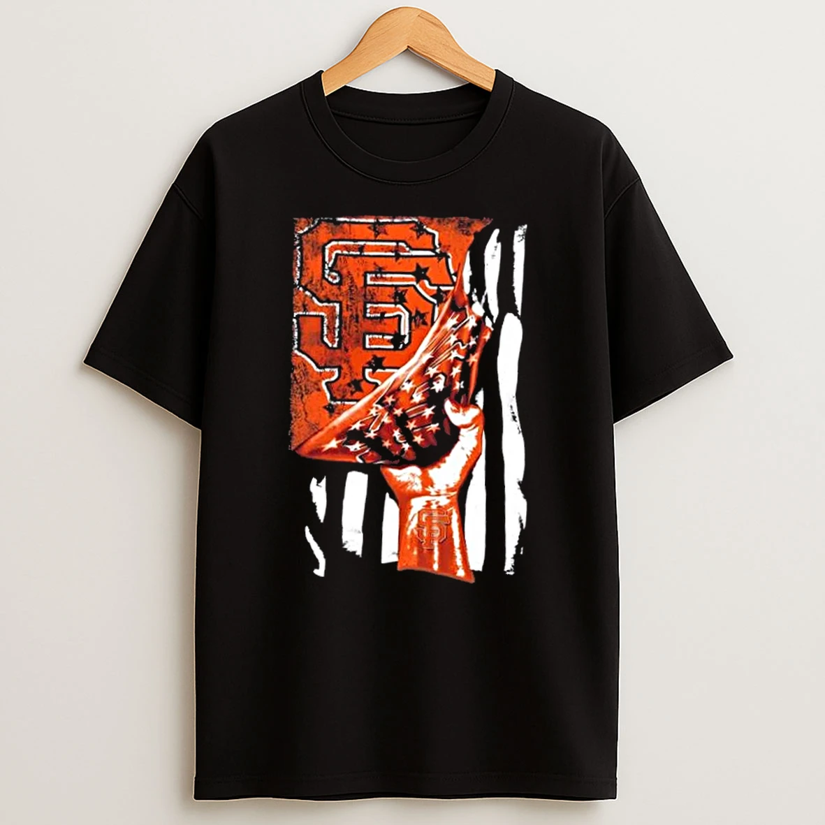 Revealing The Glory San Francisco Giants X Usa Flag T Shirt