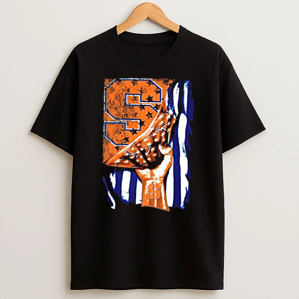 Revealing The Glory Syracuse Orange X Usa Flag T Shirt