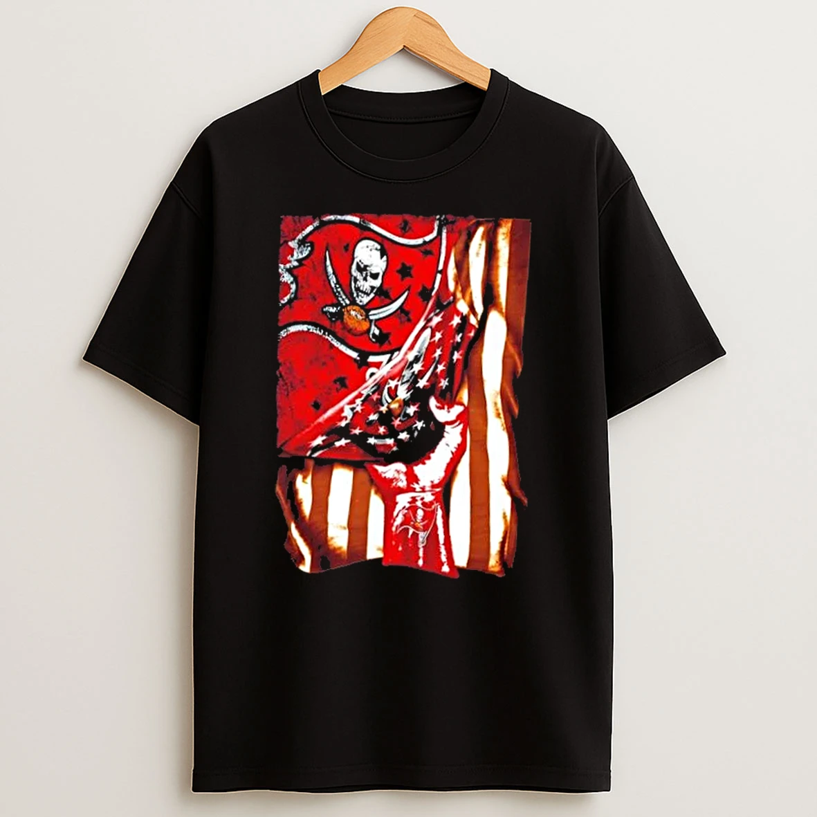 Revealing The Glory Tampa Bay Buccaneers X Usa Flag T Shirt