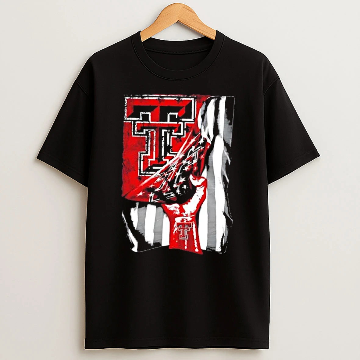 Revealing The Glory Texas Tech Red Raiders X Usa Flag T Shirt