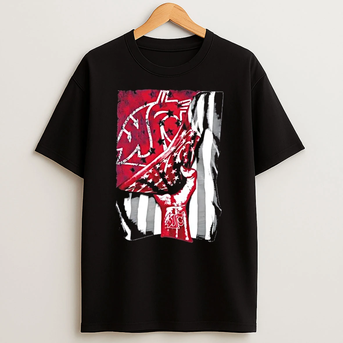 Revealing The Glory Washington State Cougars X Usa Flag T Shirt