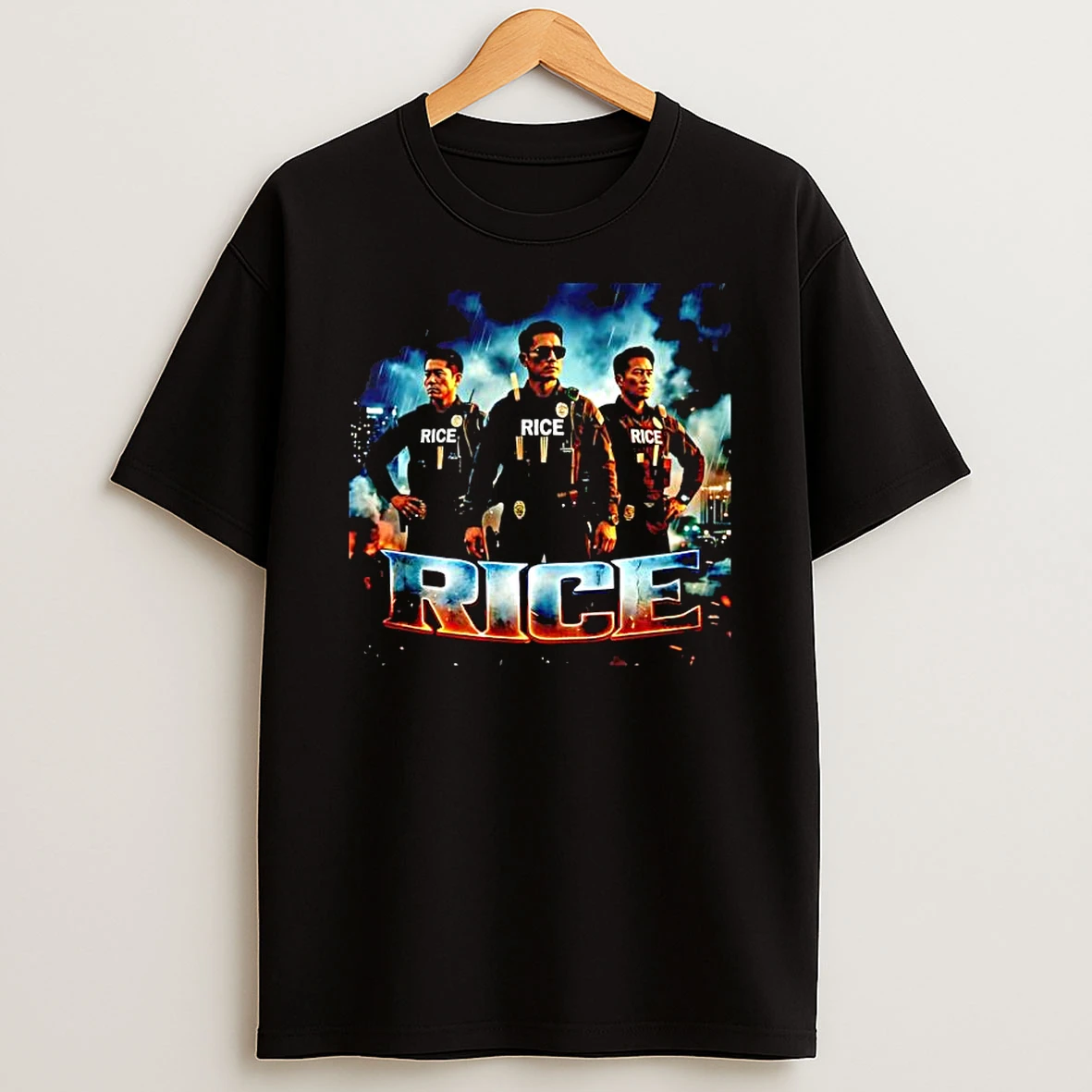 Rice Police Force Graphic T Shirt