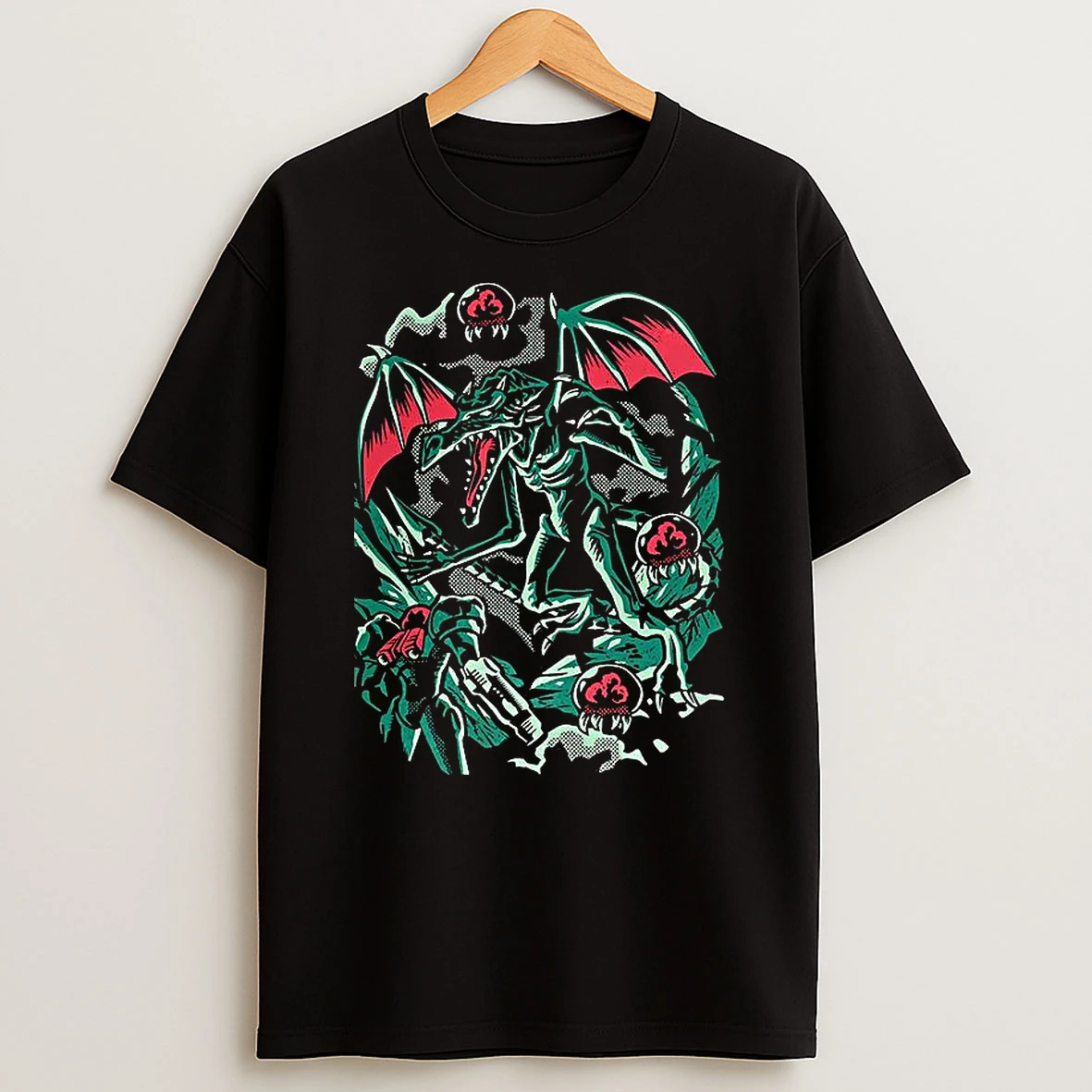 Ridley Vs Samus Metroid Fierce Fight T Shirt