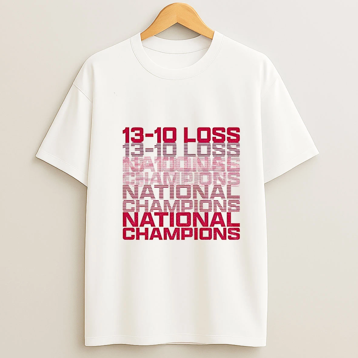 Right The Chip Ohio State Buckeye 13 10 Loss National Champions T Shirt