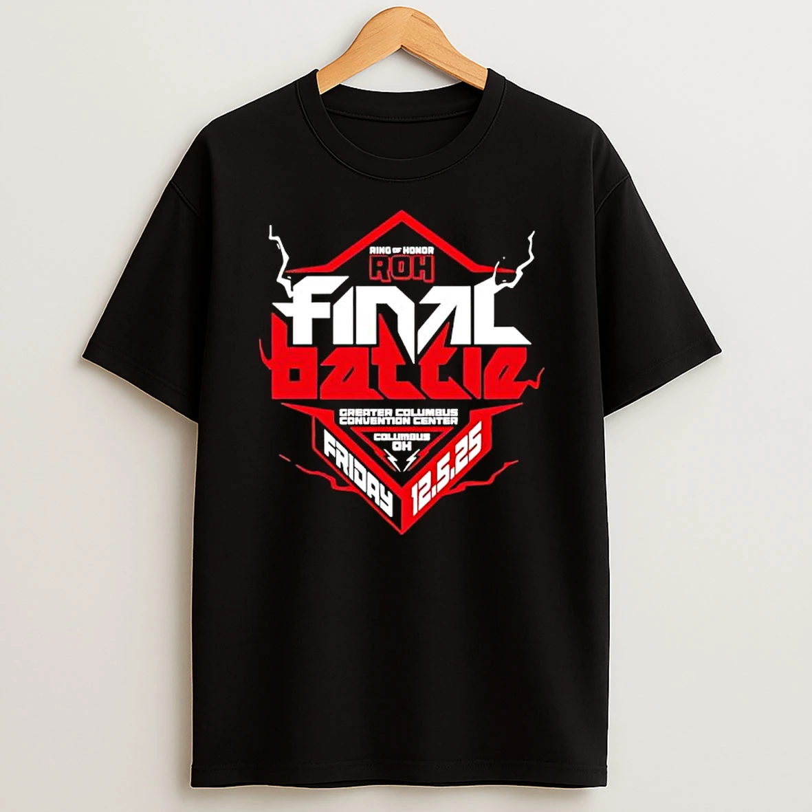 Ring Of Honor Roh Final Battle 2025 Event Columbus Oh T Shirt