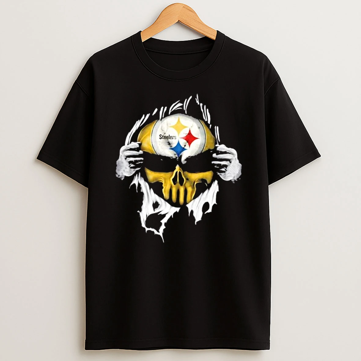 Ripped From The Chest Skull Deep Pittsburgh Steelers Till The Grave T Shirt