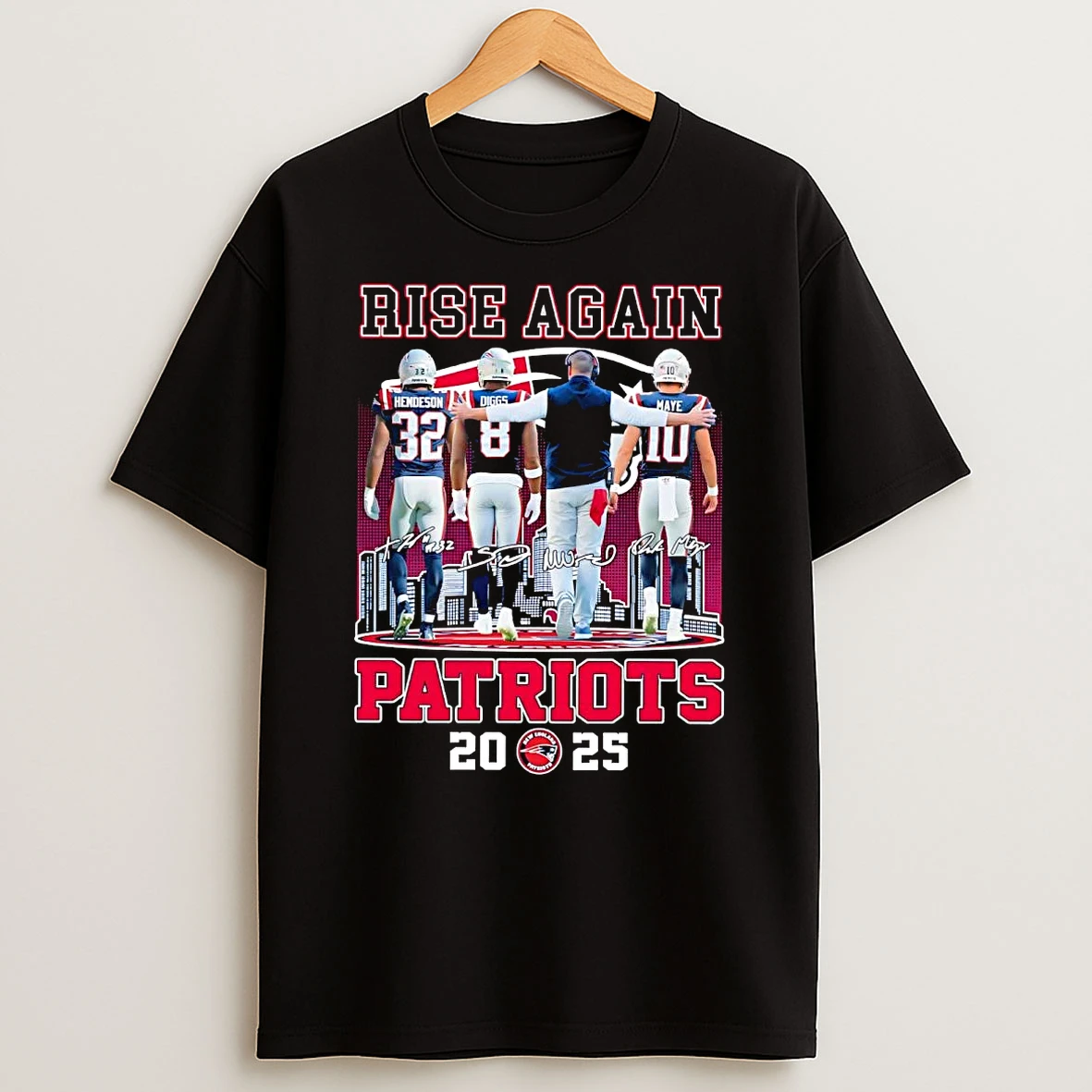 Rise Again Patriots 2025 Team Players T Shirt