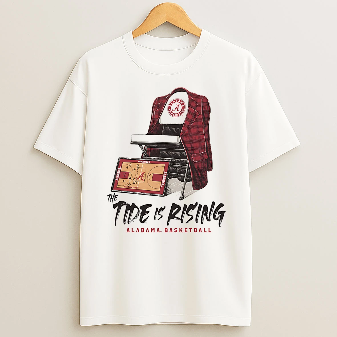 Rising Tide Alabama Basketball T Shirt