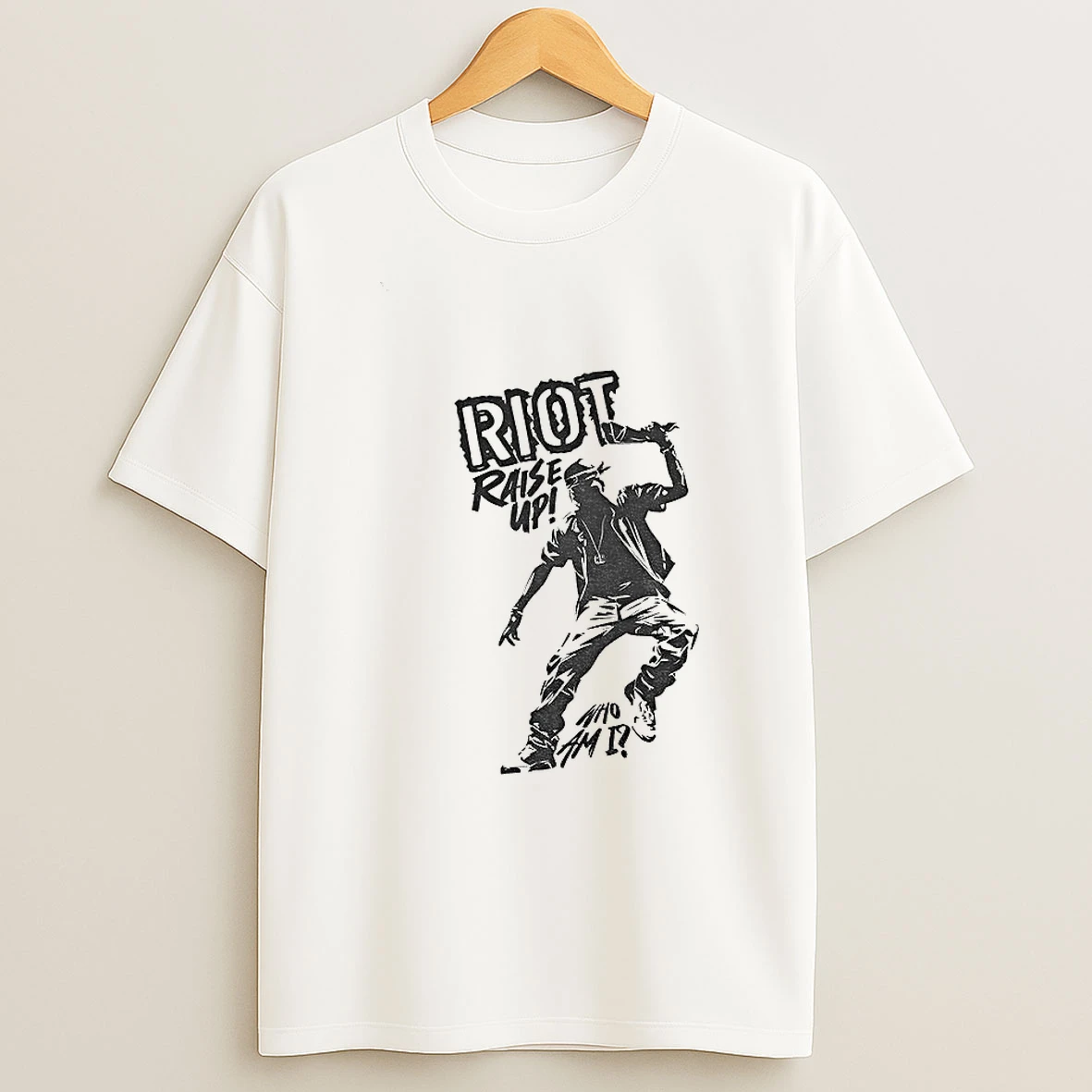 Roaring Riot Raise Up Who Am I T Shirt