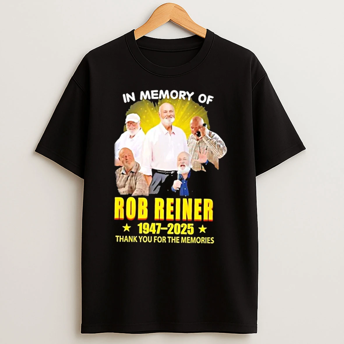 Rob Reiner 1947 2025 Thank You For The Memories Signature T Shirt