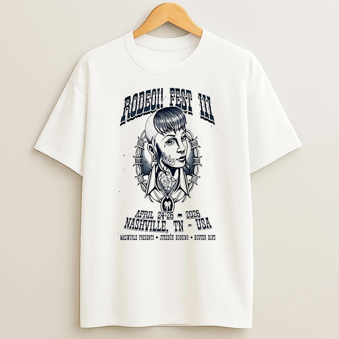 Rodeoi Fest 3 In Nashville Tn On Apr 24 26 2026 Circle T Shirt