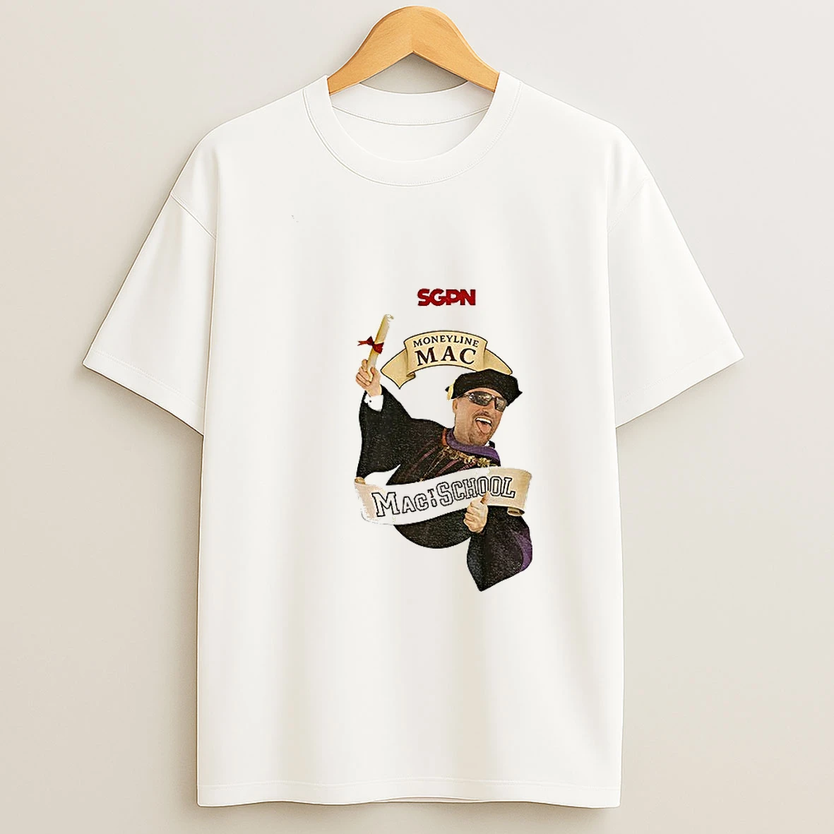 Rodney Dangerfield Mac To School Moneyline Mac Sgpn T Shirt