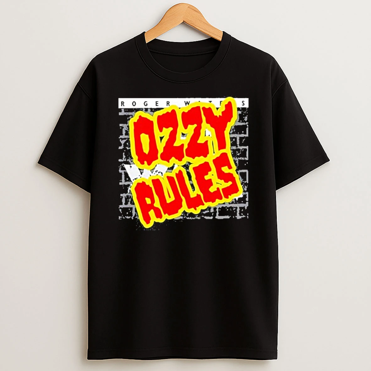 Roger Waters With Limited Edition Ozzy Another Prick In The Wall T Shirt