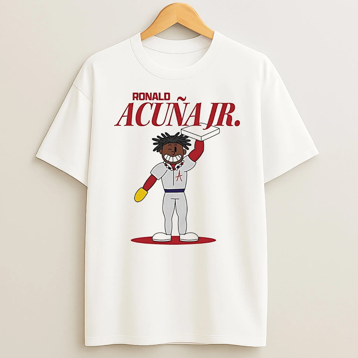 Ronald Acuna Jr Cartoon Atlanta Braves T Shirt