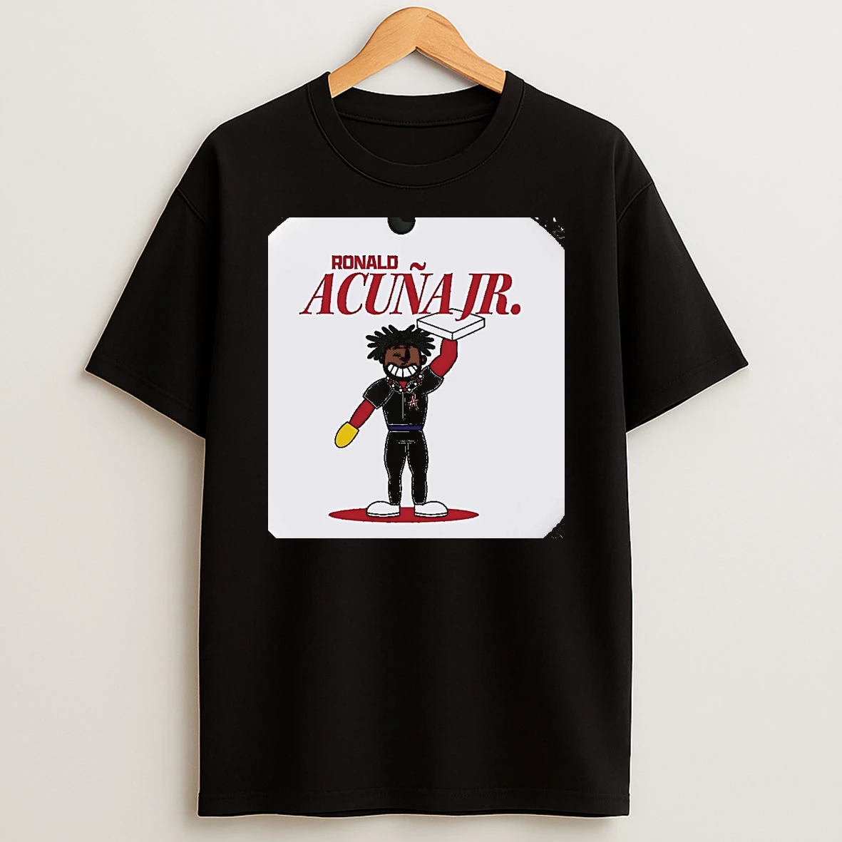 Ronald Acuna Jr Cartoon Atlanta Braves Christmas T Shirt