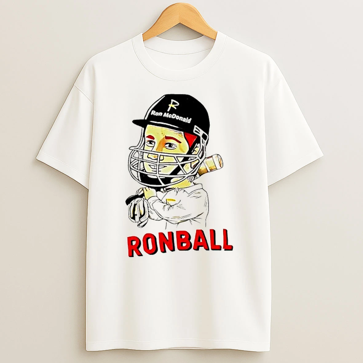 Ronball Andrew Ronnie Mcdonald Australian Cricket Coach T Shirt