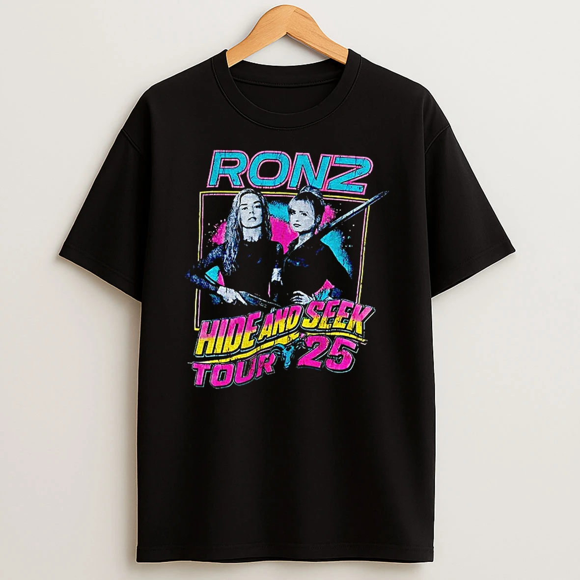 Ronz Hide And Seek Tour 2025 Vintage T Shirt