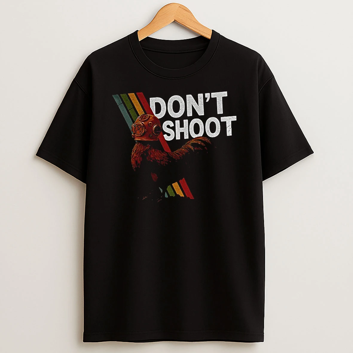 Rooster Dont Shoot Full Color T Shirt