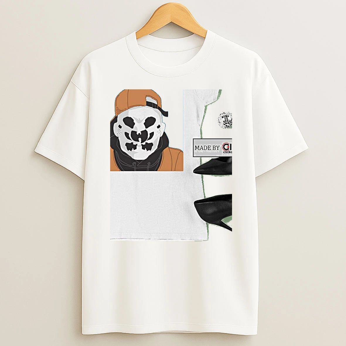 Rorschach X Wushach Hiphop Comic Womens T Shirt