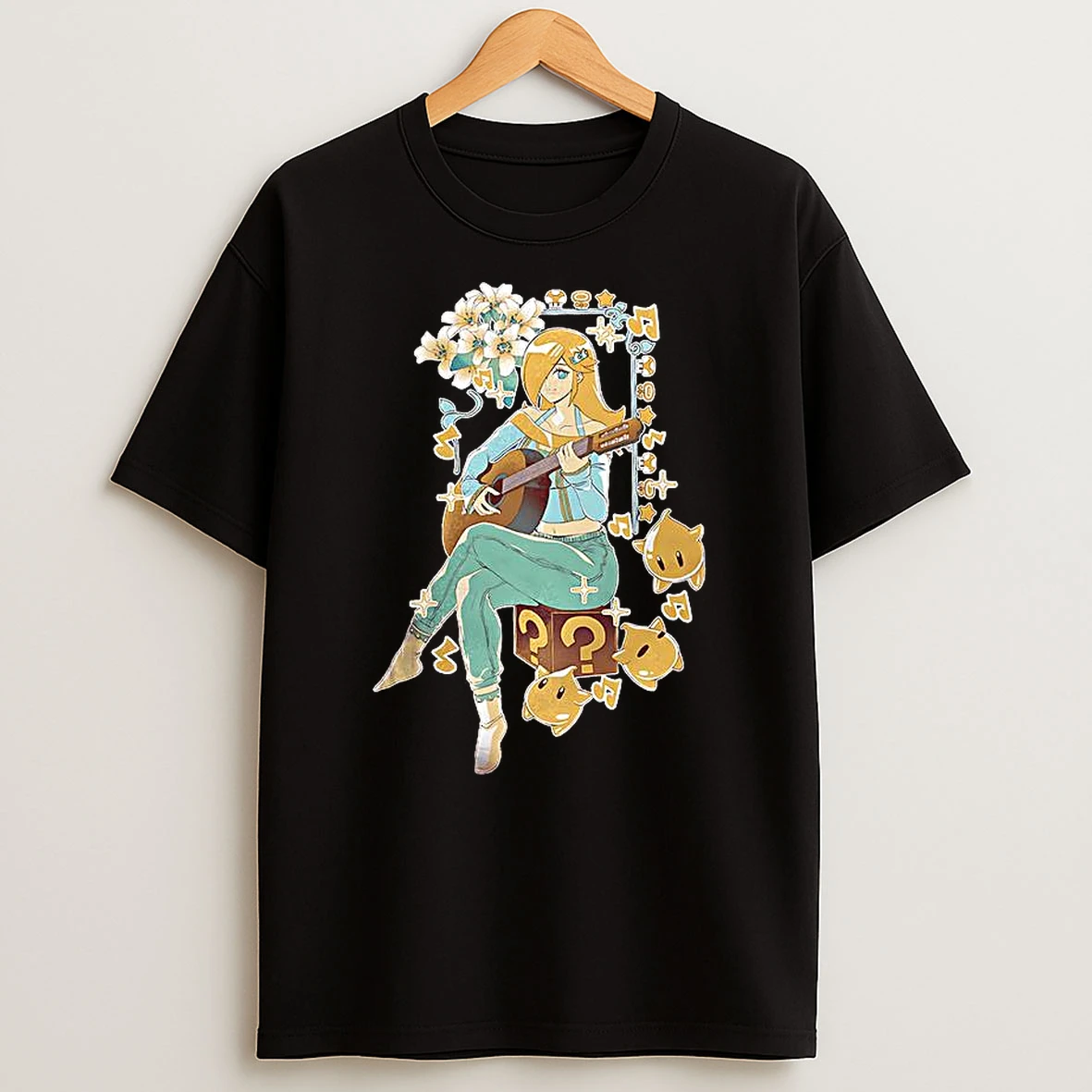 Rosalina And Luma Lunar Concert Classic Video Game T Shirt