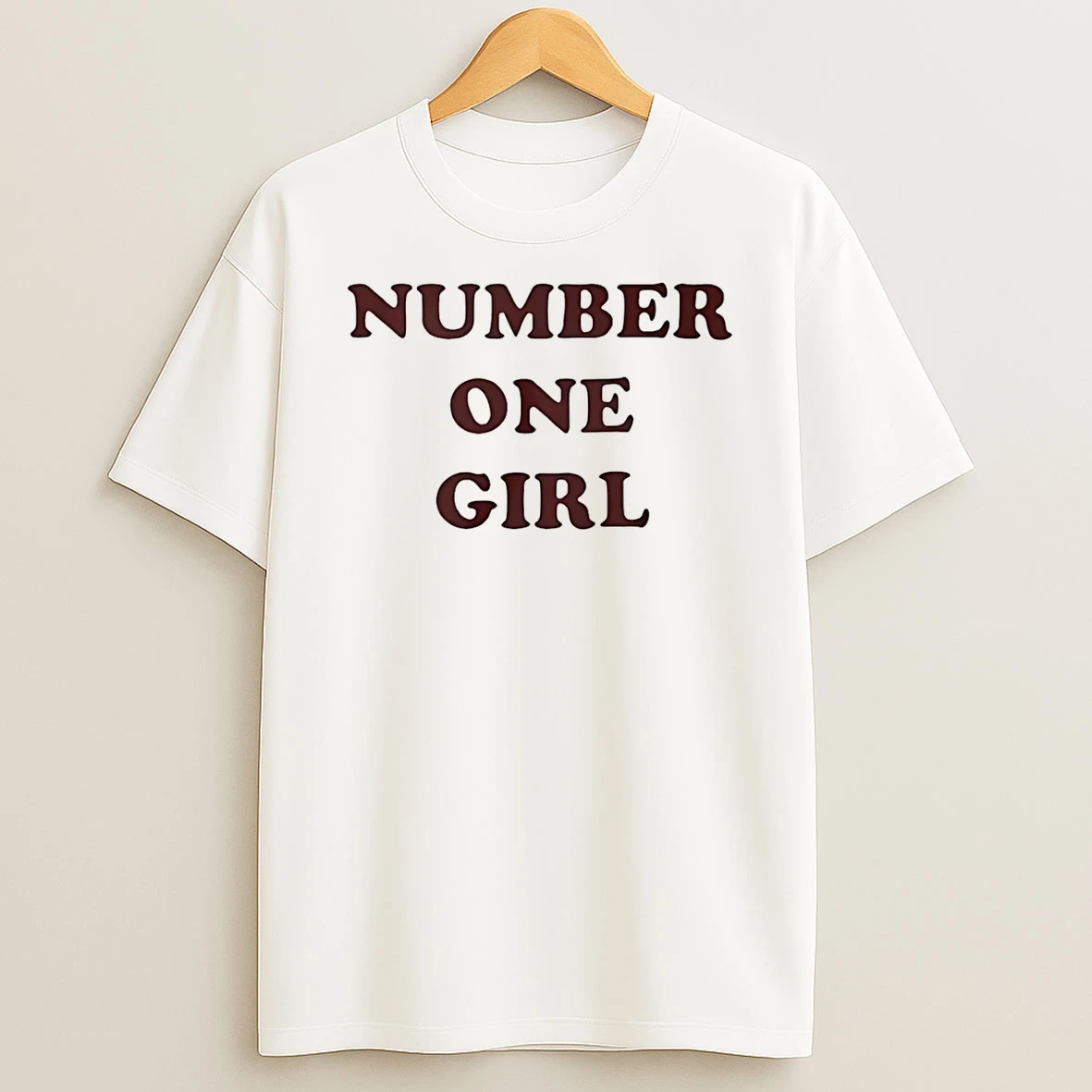 Rose Wearing Number One Girl T Shirt