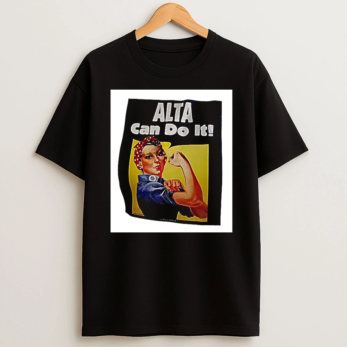 Rosie The Riveter Alta Can Do It T Shirt