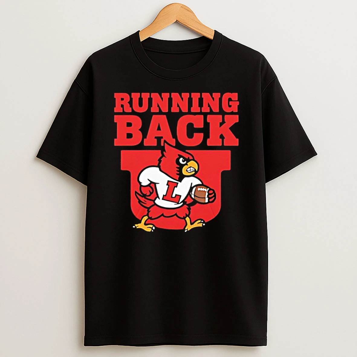 Running Back Louisville Cardinals Football T Shirt