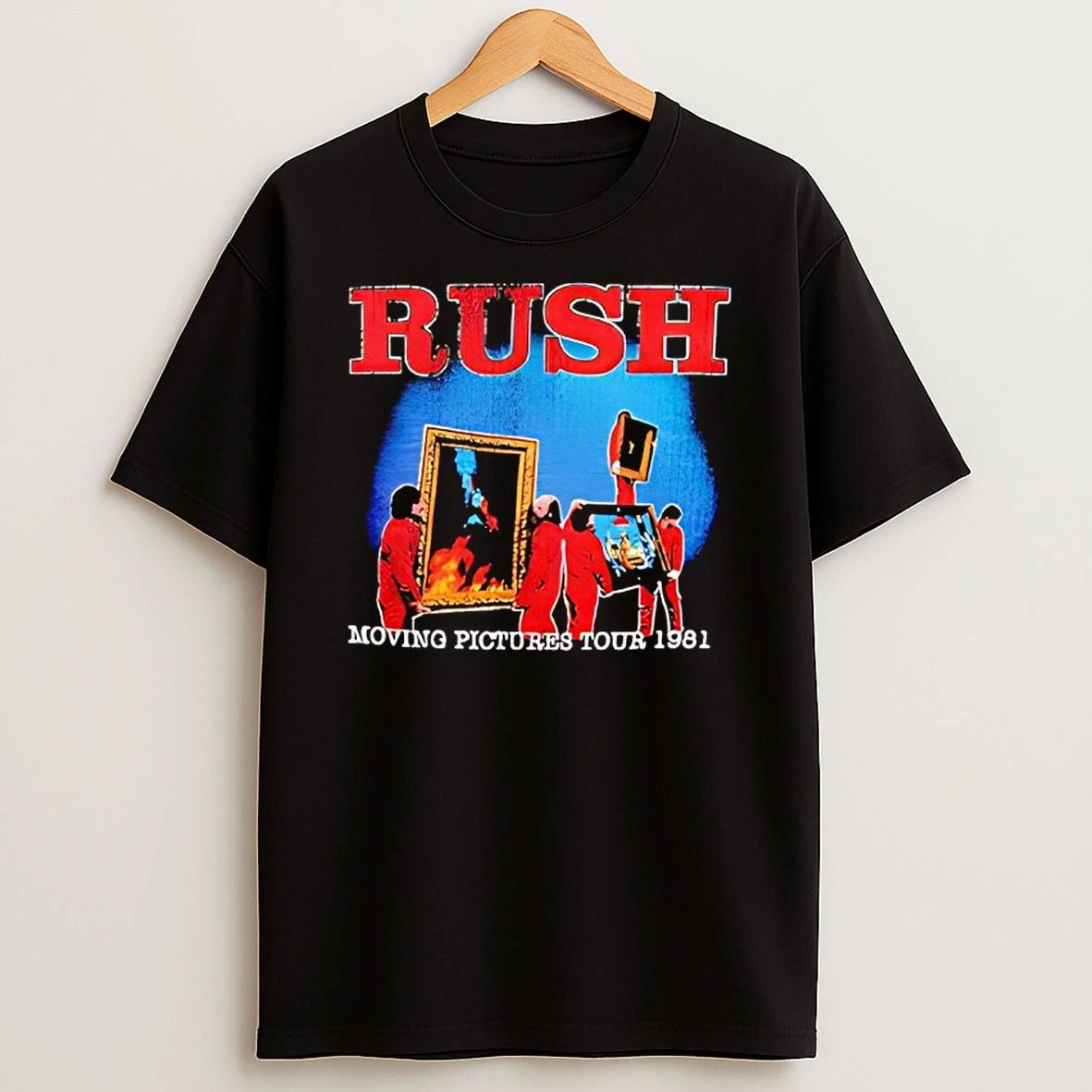 Rush Moving Pictures 1981 Tour T Shirt