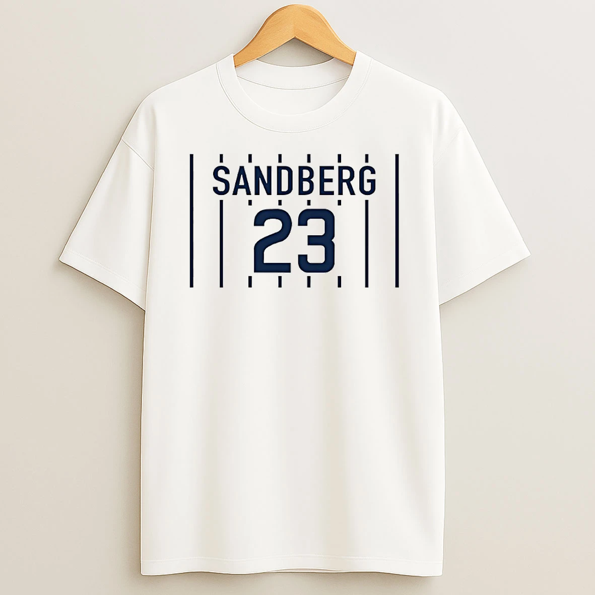 Ryne Sandberg 23 Chicago Cubs Retirement Flag Circle Tshirt Hoodie