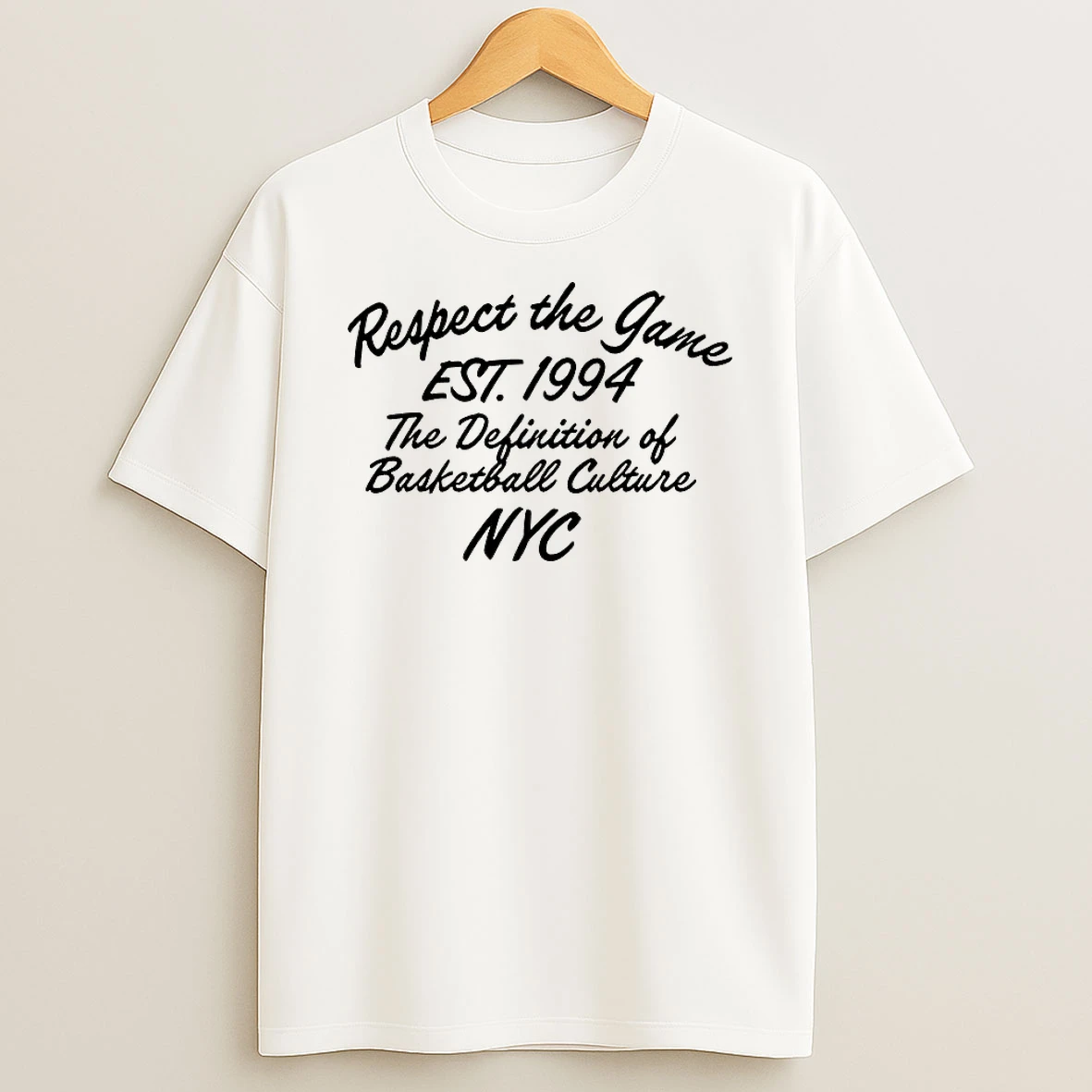 Slam Respect The Game Est 1994 The Definition Of Basketball Culture Letter T Shirt