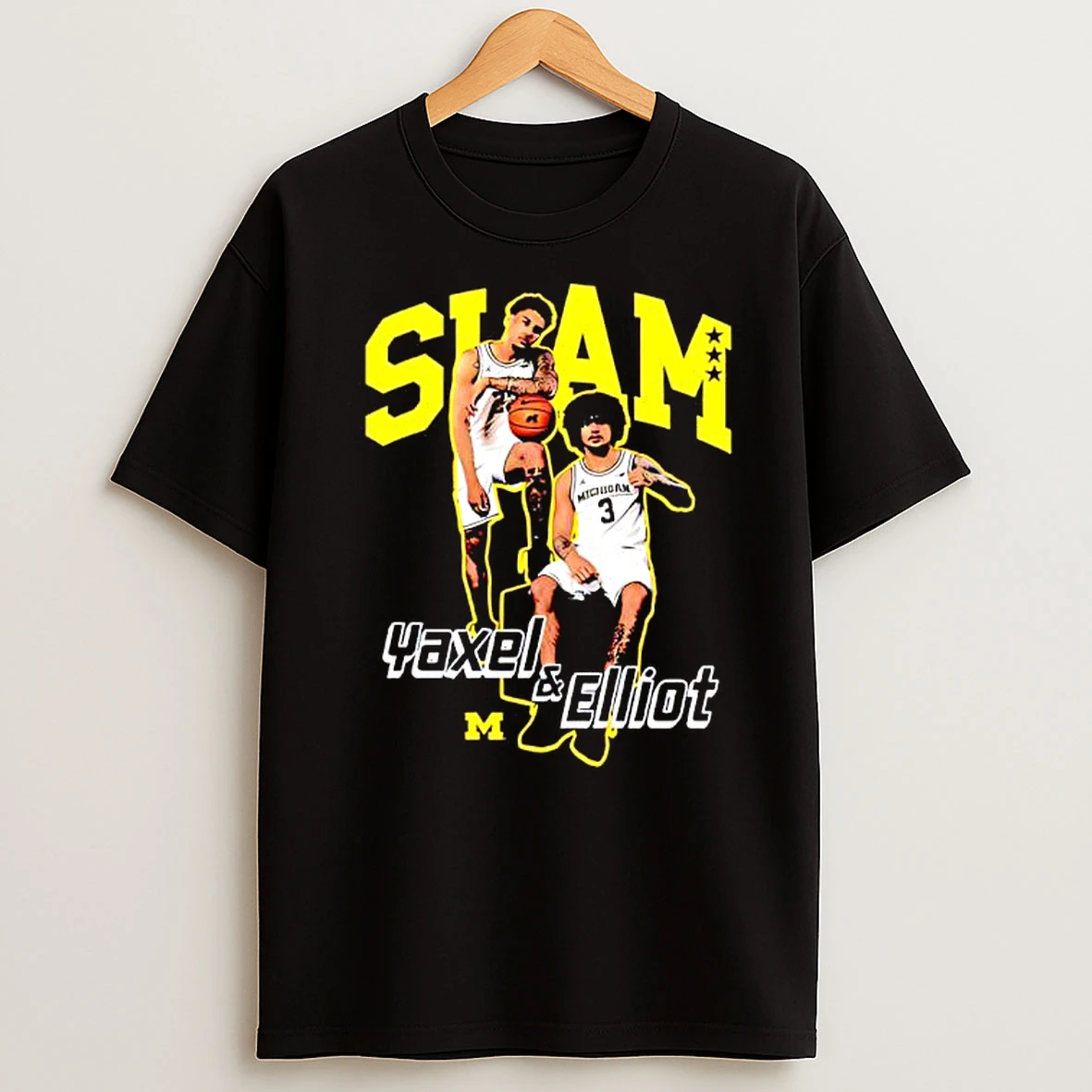 Slam Yaxel Elliot Michigan Jersey T Shirt