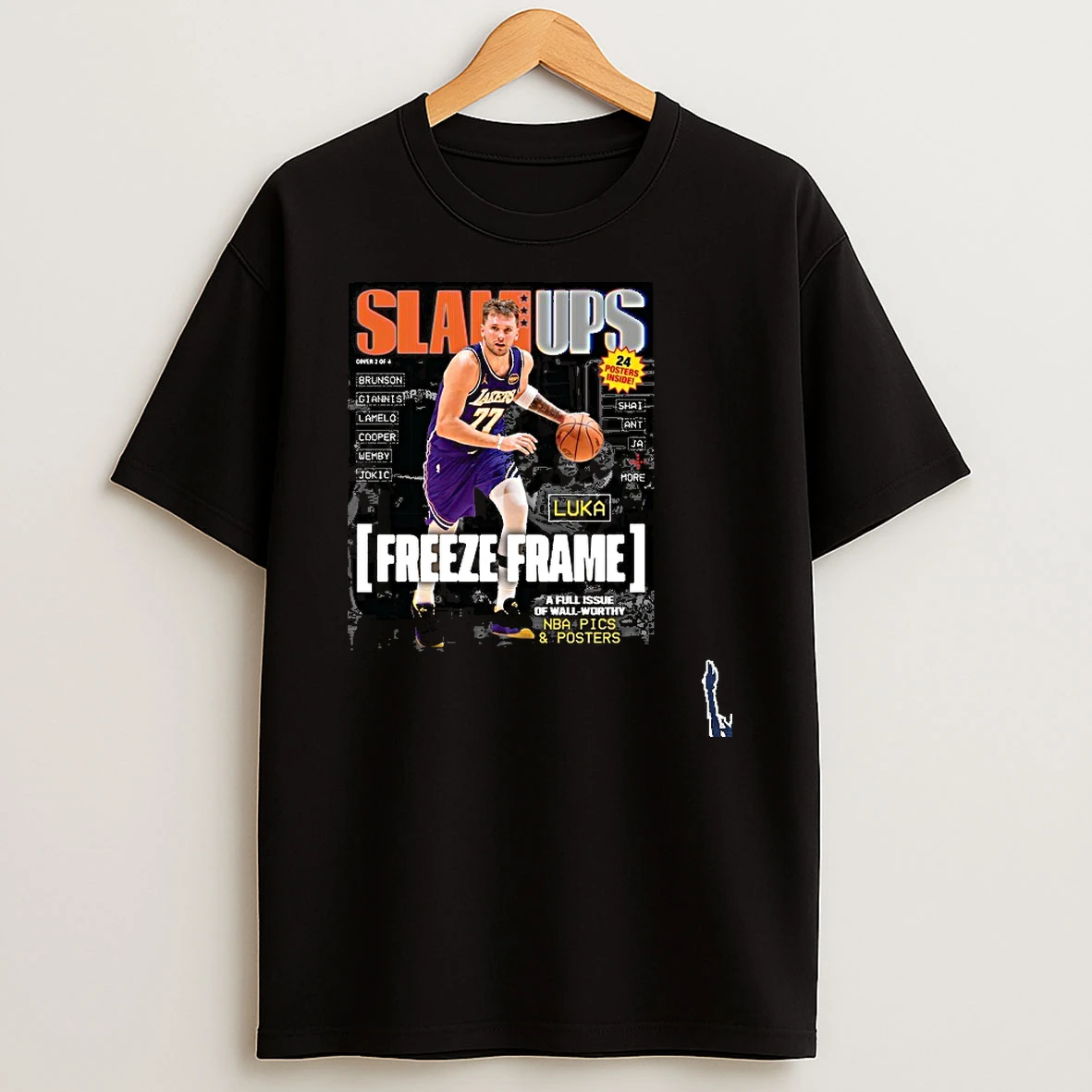 Slamups Luka Doncic Magazine T Shirt