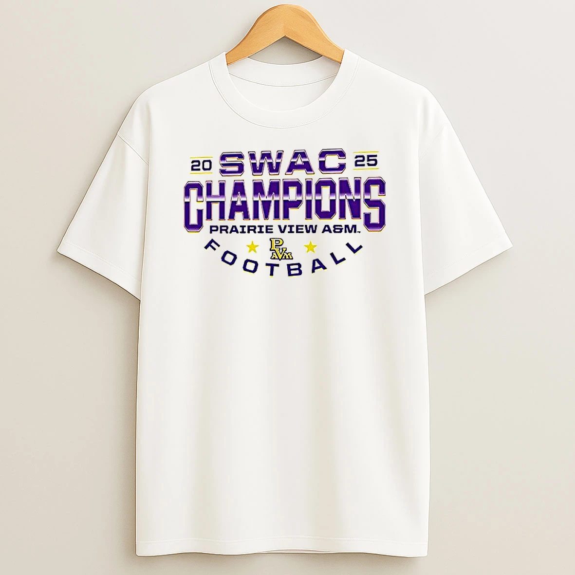 Swac Champions Prairie View Am Football 2025 T Shirt