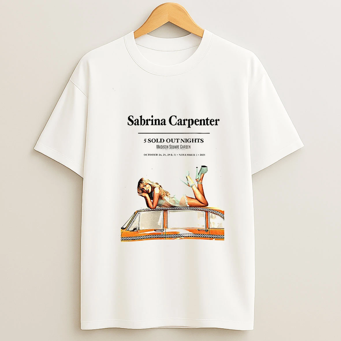 Sabrina Carpenter Msg Nyc Sold Out Nights Vintage T Shirt