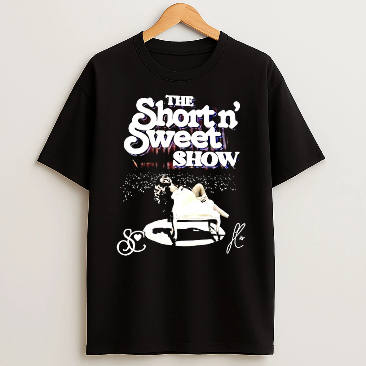 Sabrina Carpenter Short N Sweet Show Graphic Signature T Shirt