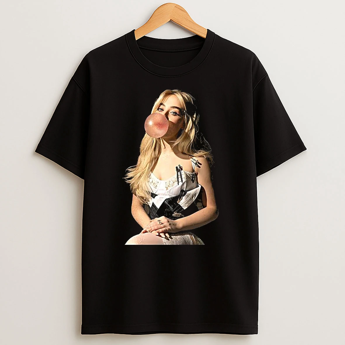 Sabrina Blows Bubbles Retro T Shirt