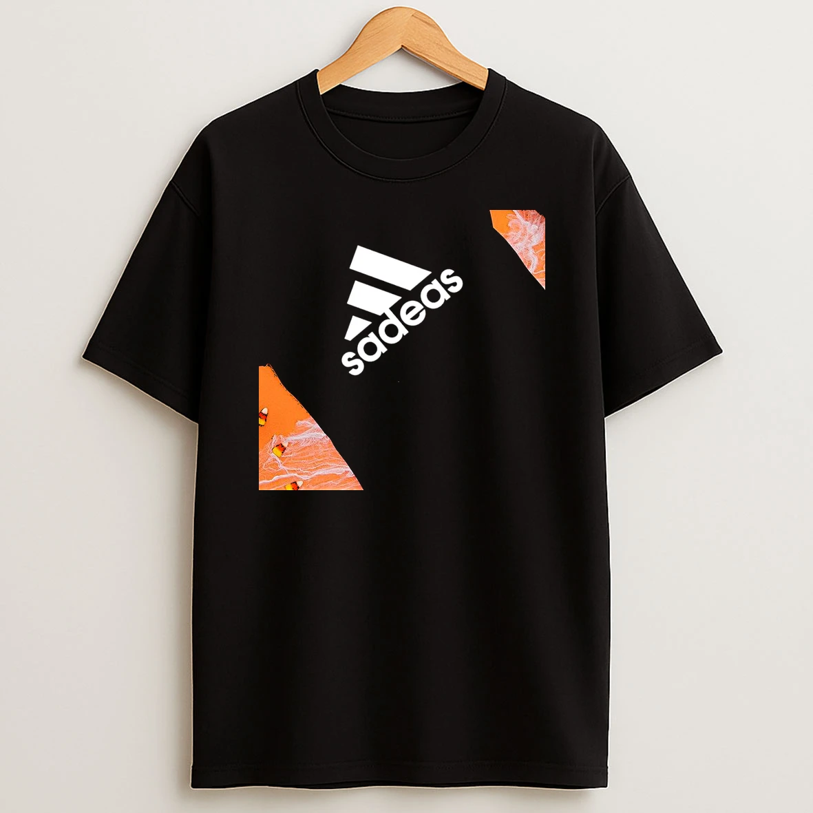 Sadeas Three Stripes Logo Parody Womens T Shirt