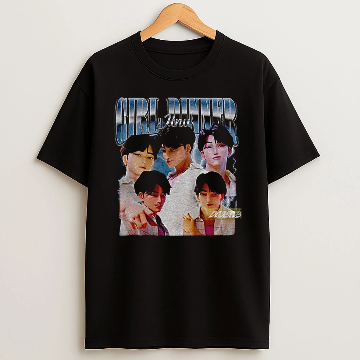 Saja Boys Jinu Girl Dinner Kpop Demon Hunters Graphic T Shirt