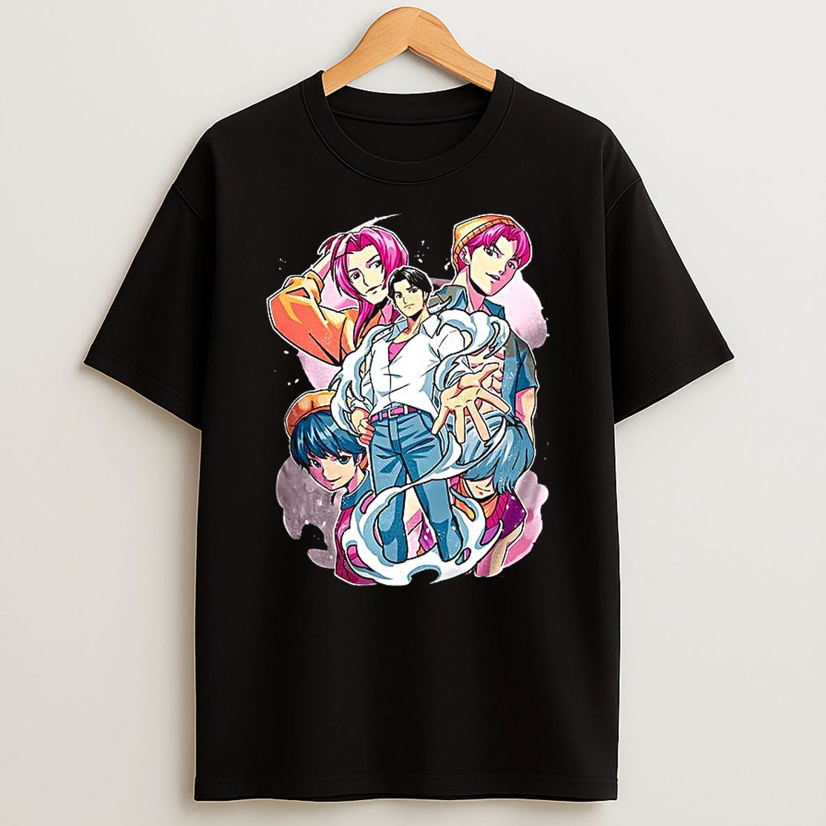 Saja Boys K Pop Demon Hunters Cartoon T Shirt