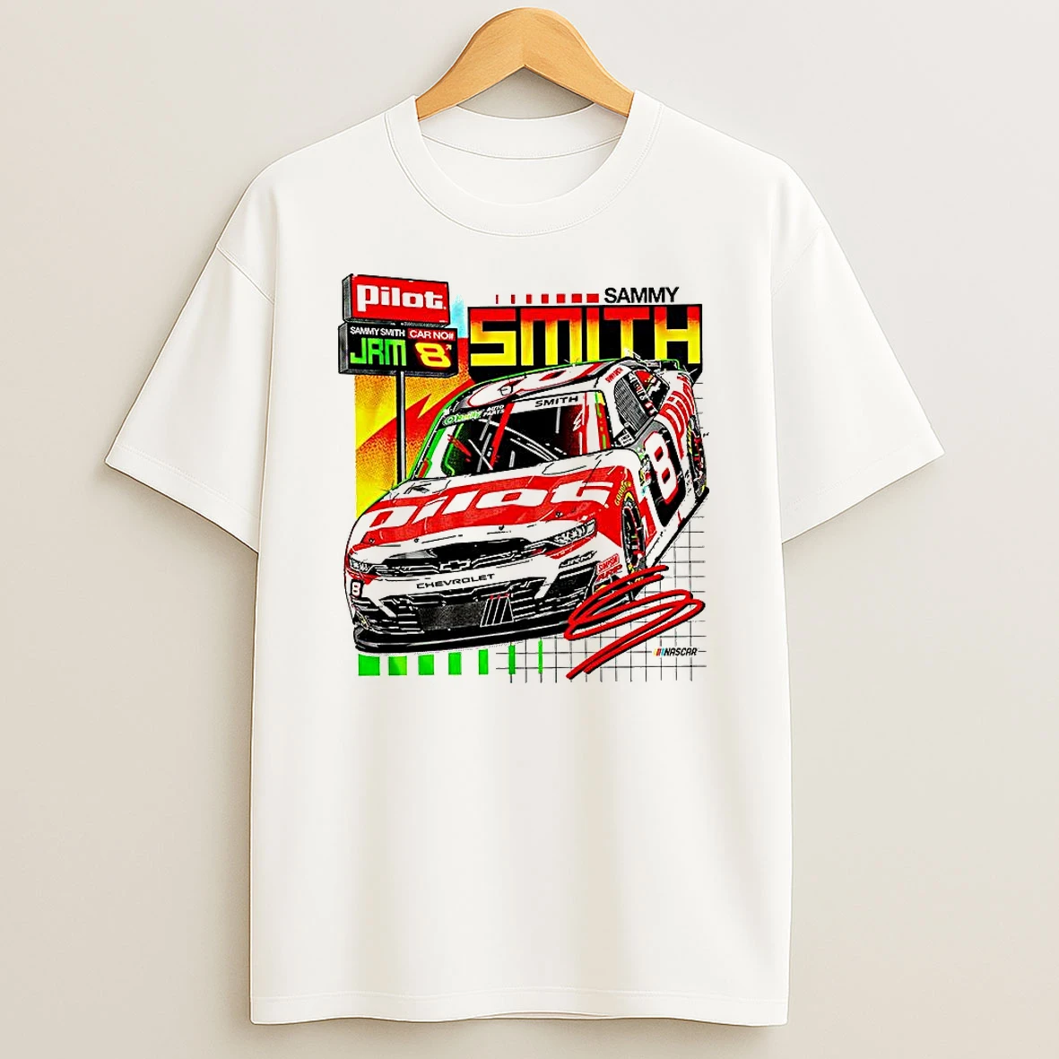 Sammy Smith Pilot Nascar Signature T Shirt